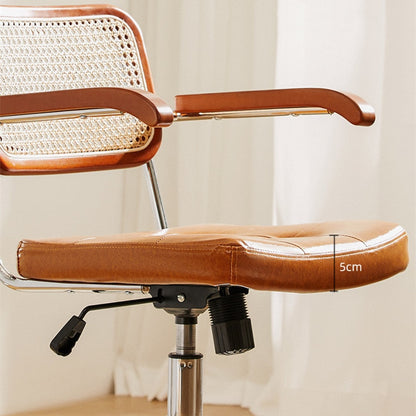 Retro Bamboo Woven Chair