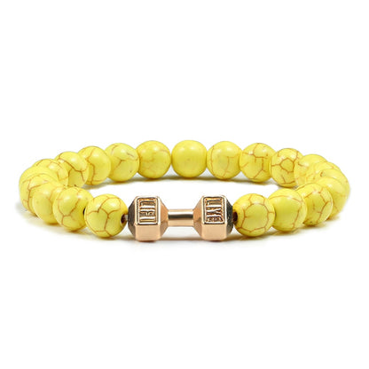 Natural Stone Beaded Bracelet