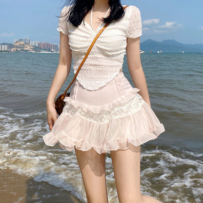 Kawaii Ruffle Skirt