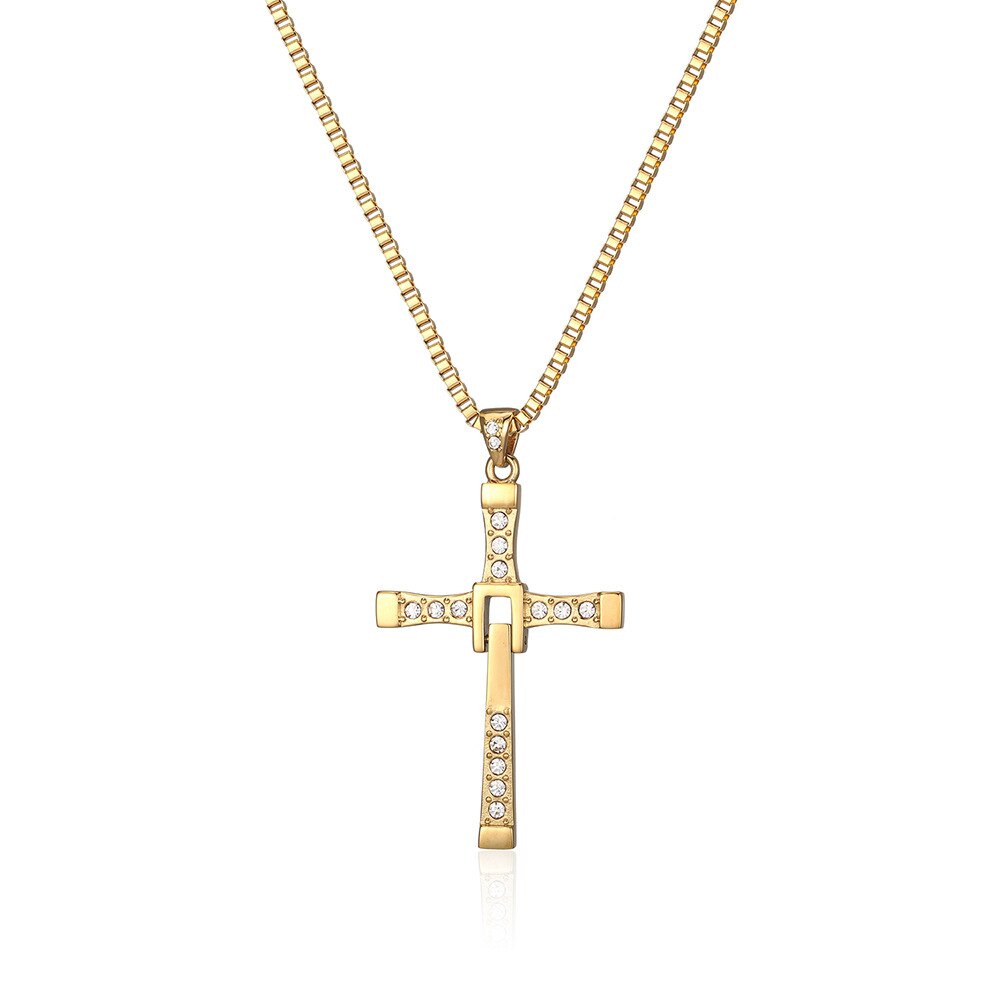 Fast and the Furious Cross Necklace