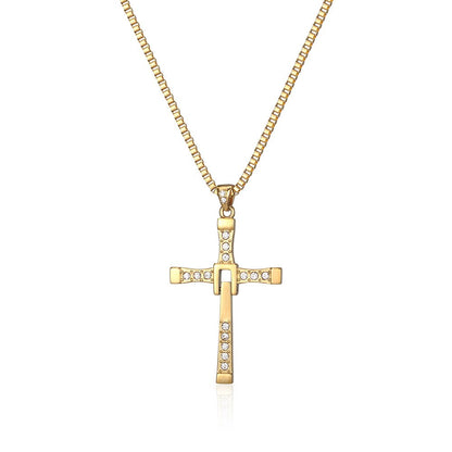 Fast and the Furious Cross Necklace