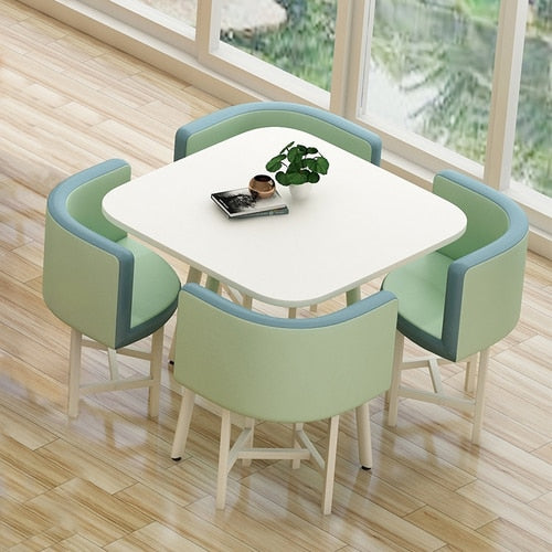 Modern Round Dining Table Set