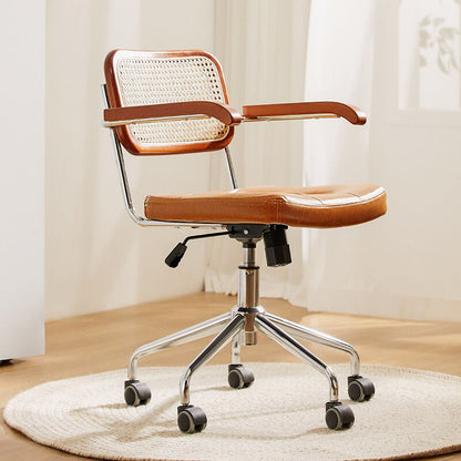 Retro Bamboo Woven Chair