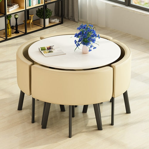 Modern Round Dining Table Set