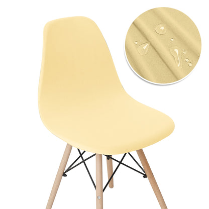 Solid Color Shell Chair Cover