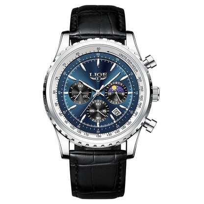 2023 LIGE Quartz Lumious Watch