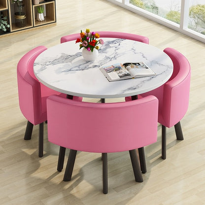 Modern Round Dining Table Set