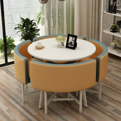 Modern Round Dining Table Set
