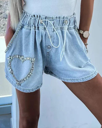 Loose Denim Shorts