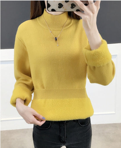 Cable Knit Turtleneck Sweater