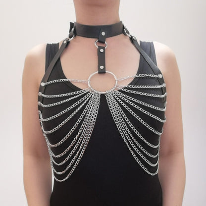 Gothic Leather Body Chains