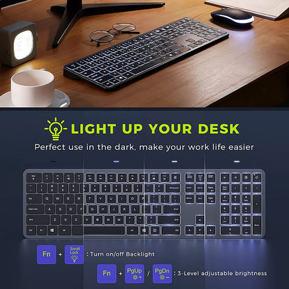 Wireless Keyboard and Mouse Combo
