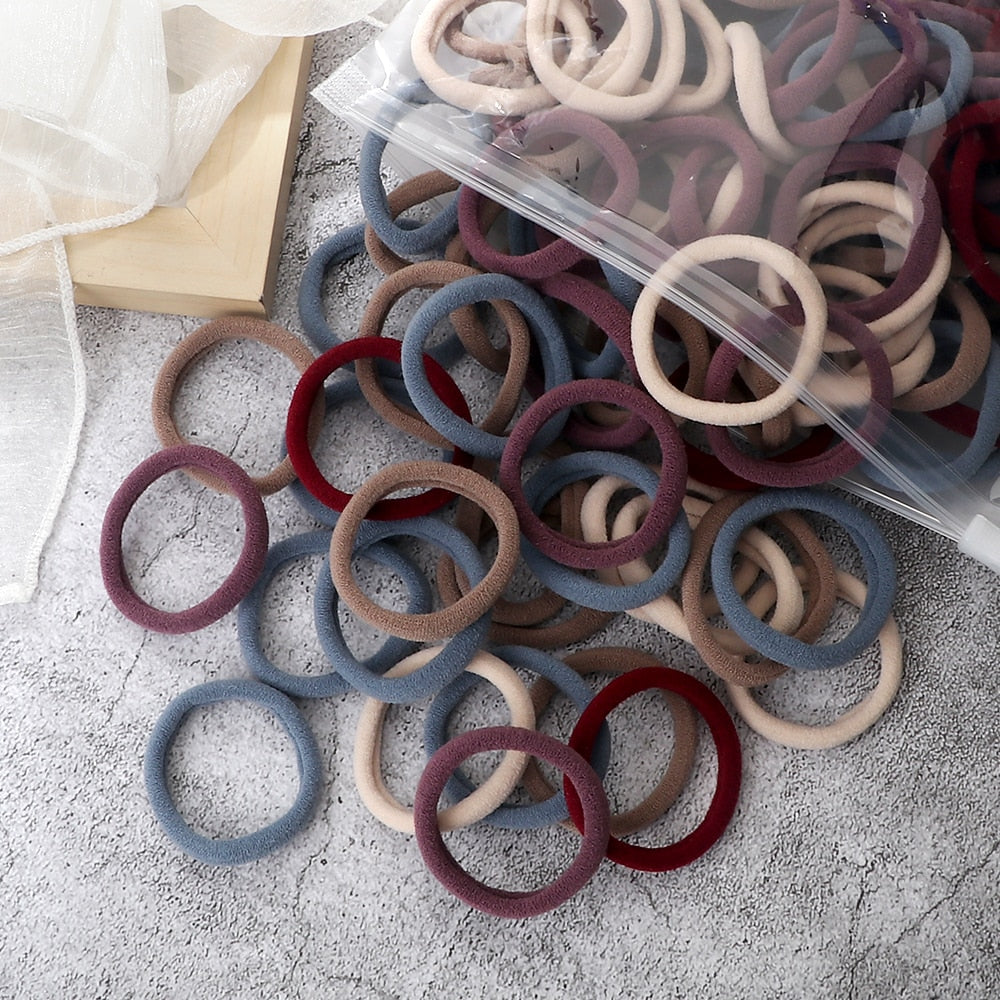 50 Piece Elastic Hair Bands