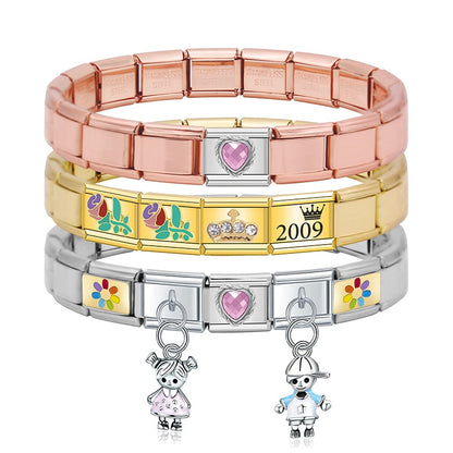 Hapiship 9mm Charm Bracelet