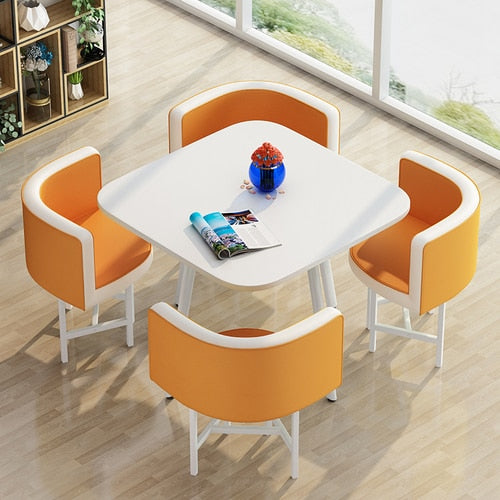Modern Round Dining Table Set