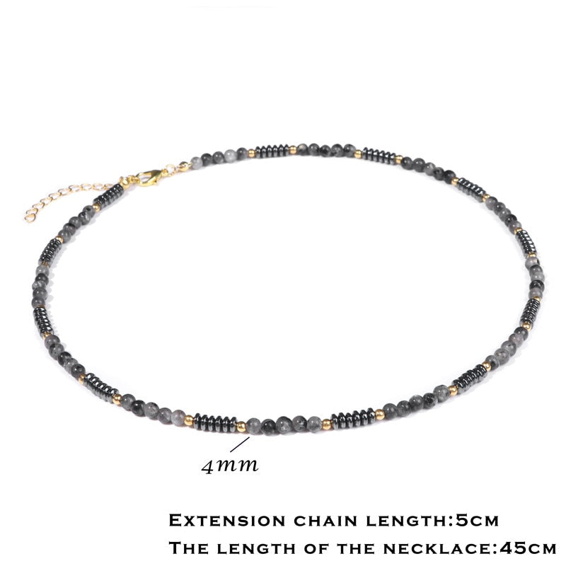 Lava Stone Bead Necklace