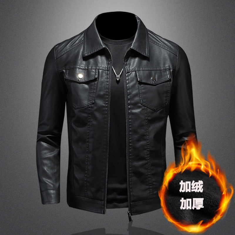 Fashion Faux Leather Jacket