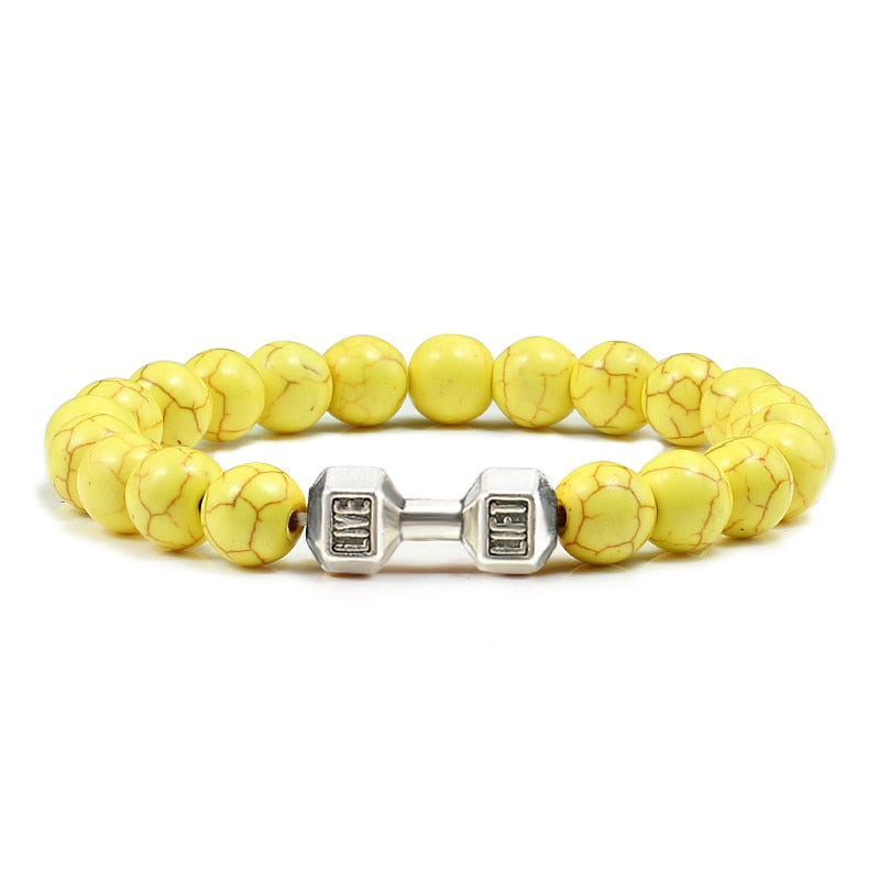 Natural Stone Beaded Bracelet