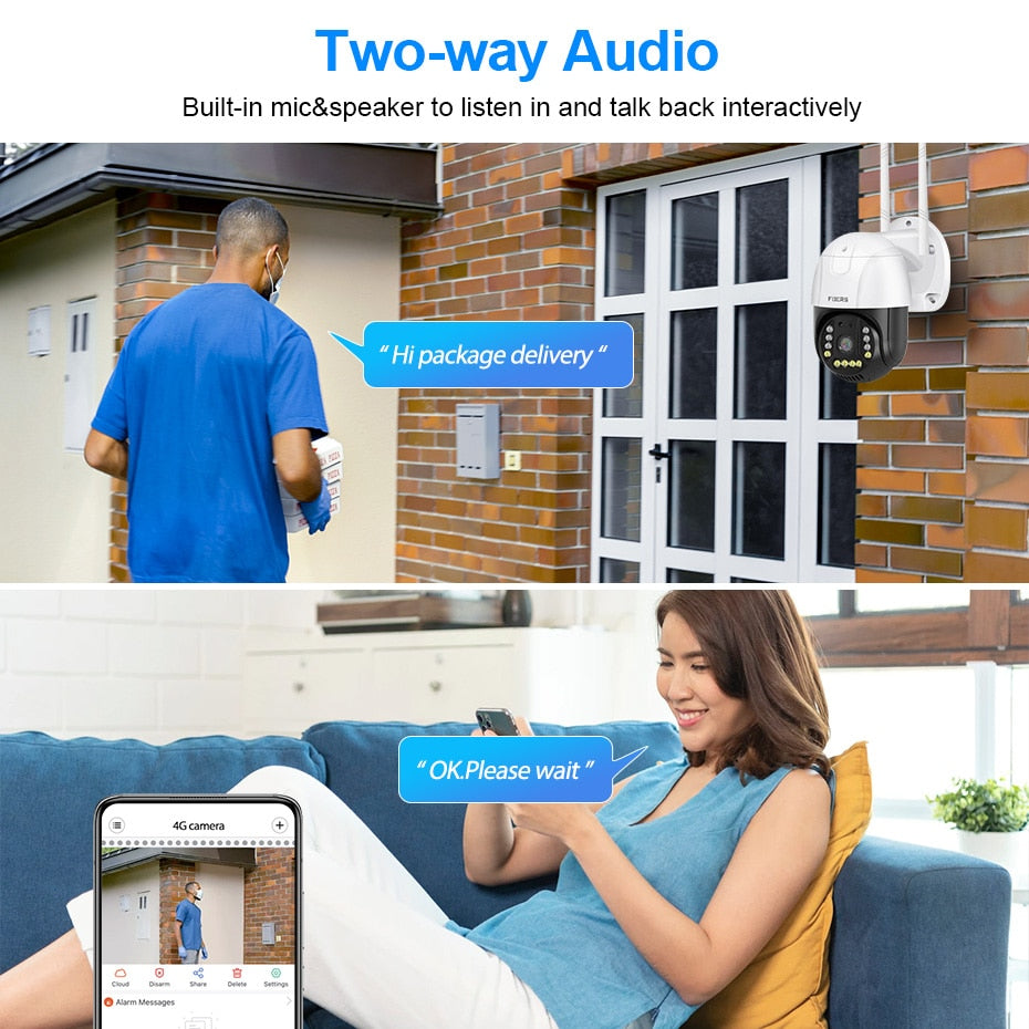 Fuers 4G Outdoor Security Camera