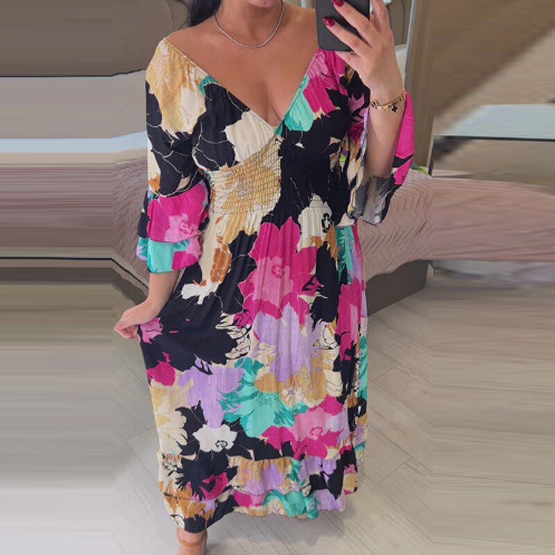 Autumn Lady Holiday Dress