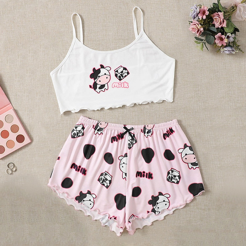 2 Piece Kawaii Sleepwear