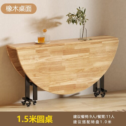 Folding Circular Dining Table