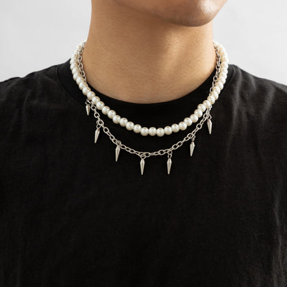 Layered Stainless Steel Choker