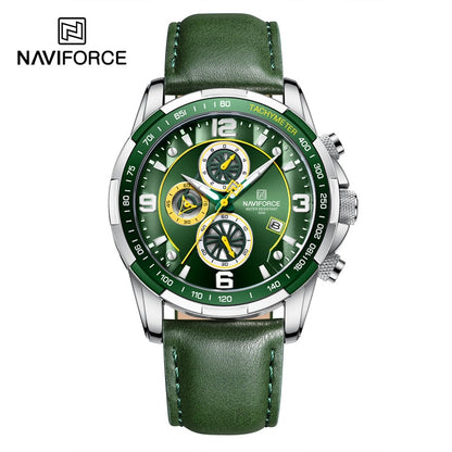 NAVIFORCE Waterproof Leather Watch