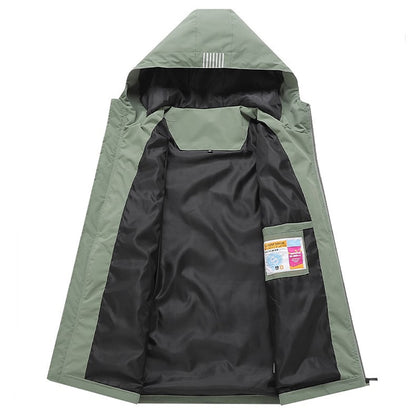 Spring Windproof Hooded Jacket