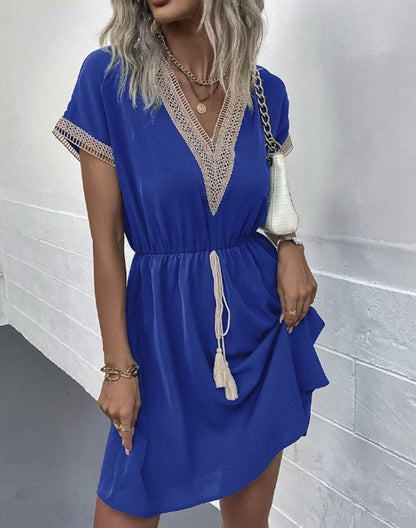 Bohemian Elegant Mini Dress