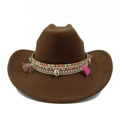 Ethnic Style Cowboy Hat