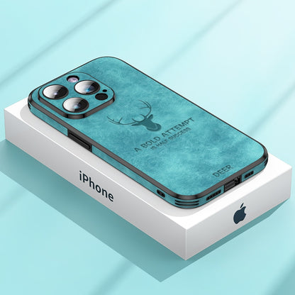 Luxury Sheepskin Leather Phone Case for iPhone