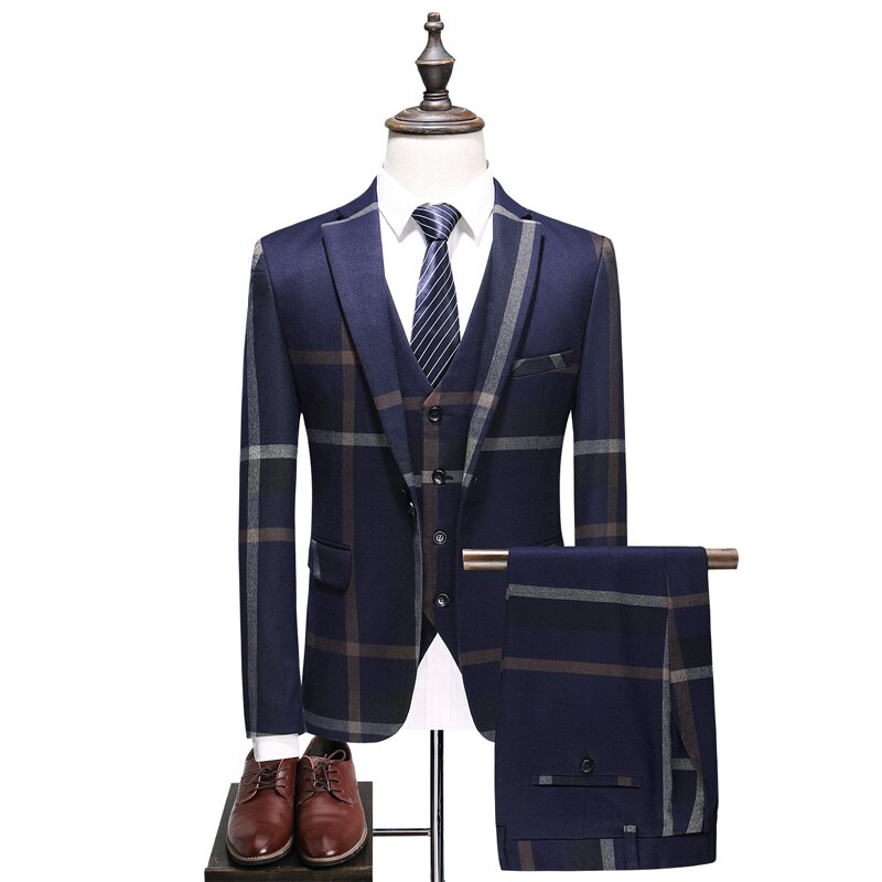 Plaid Wedding 2 & 3 Piece Suit