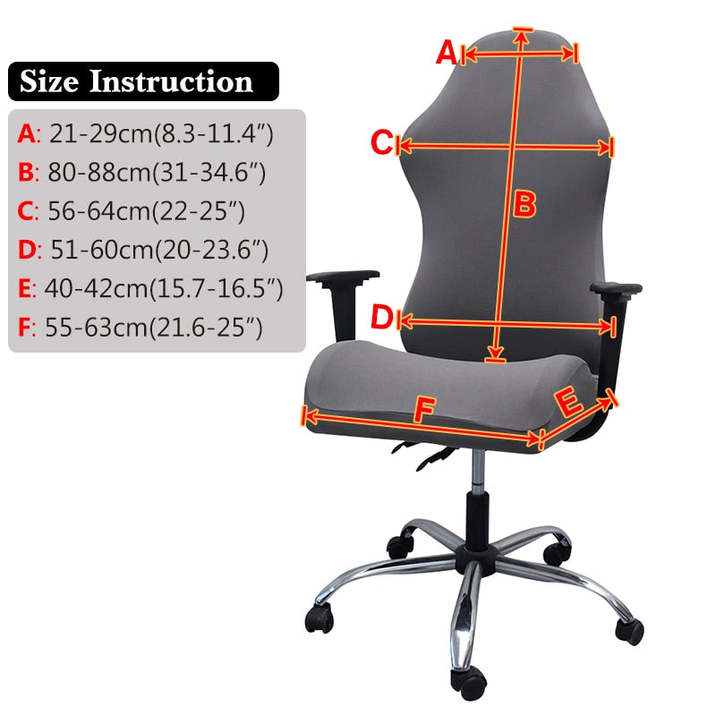4 Piece Gaming Chair Covers