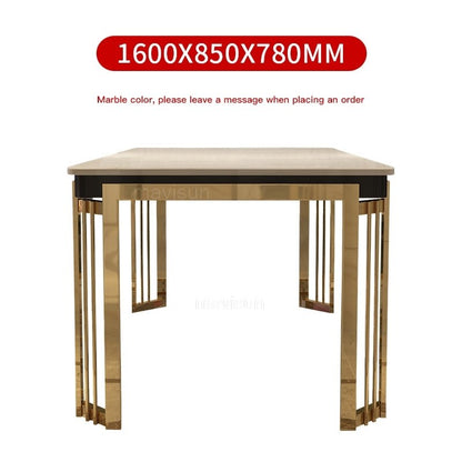 Nordic Luxury Marble Dining Table
