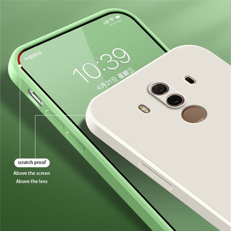 Square Liquid Silicone Case for Huawei