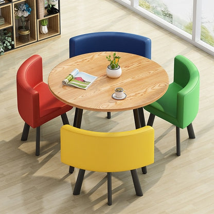 Modern Round Dining Table Set