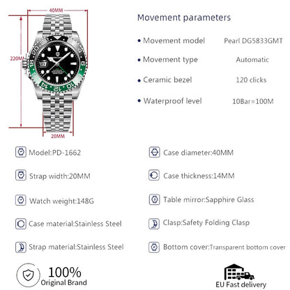 PAGANI Sapphire Wristwatch