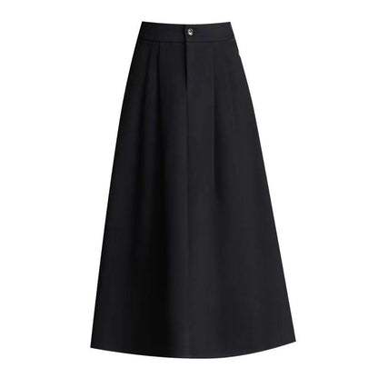Elegant Long Black Skirt