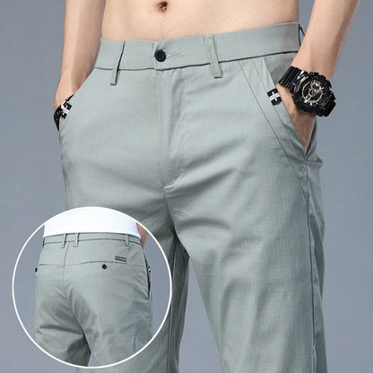Casual Ice Silk Trousers