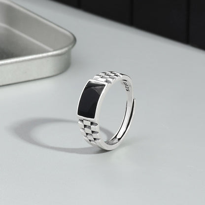 Crystal Black Ring