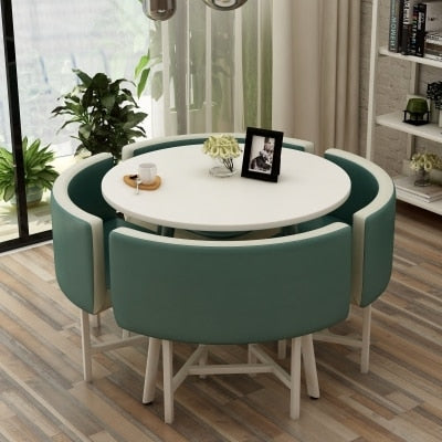 Modern Round Dining Table Set