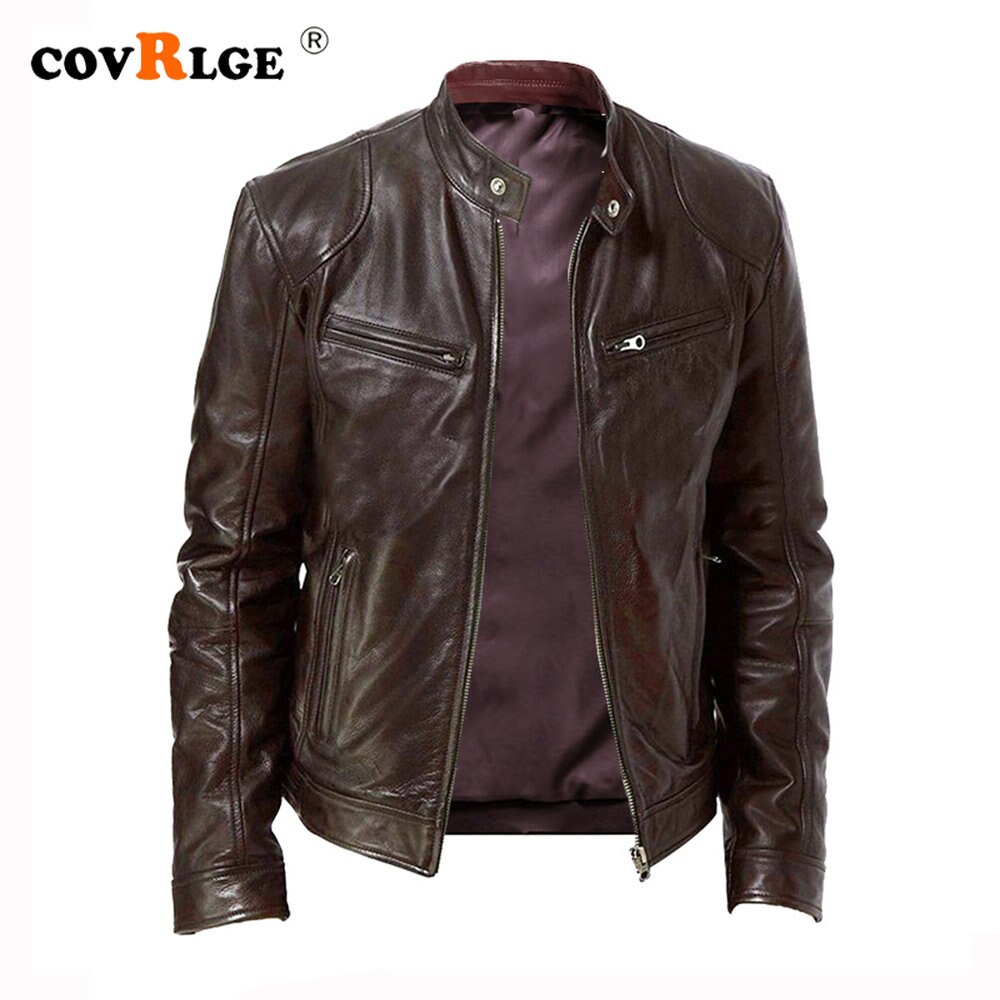 Faux Leather Field Jacket