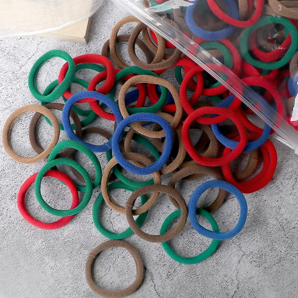 50 Piece Elastic Hair Bands