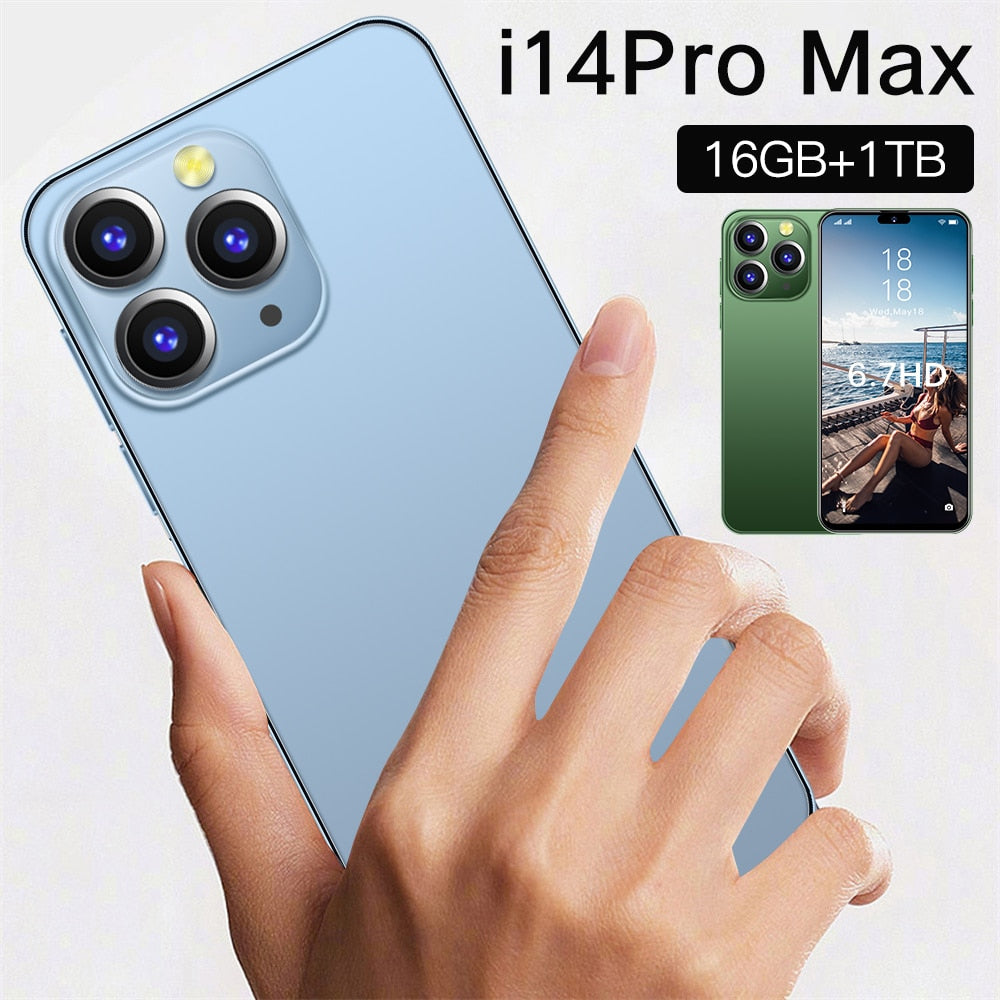 4proMax Smartphones 6.7inch Screen
