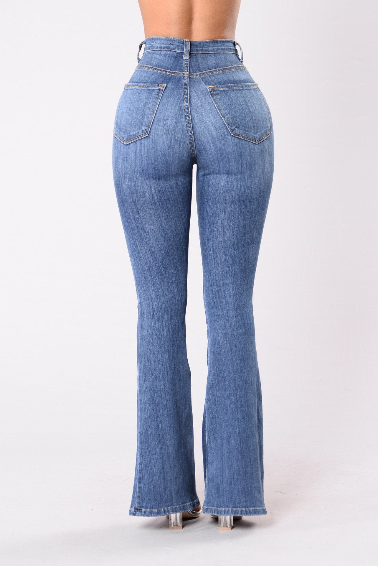 High Waist Flare Jeans
