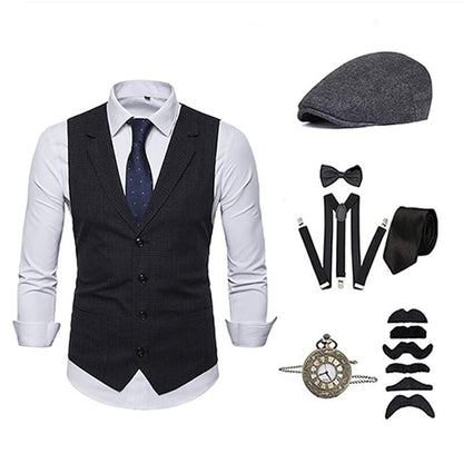 1920s Mafia Masquerade Costume