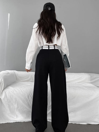 Patchwork Wide Leg Pants