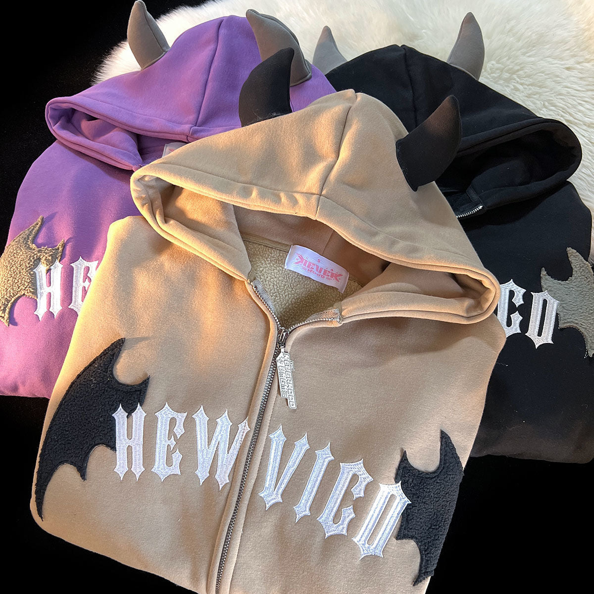 HewVico Horned Hoodie