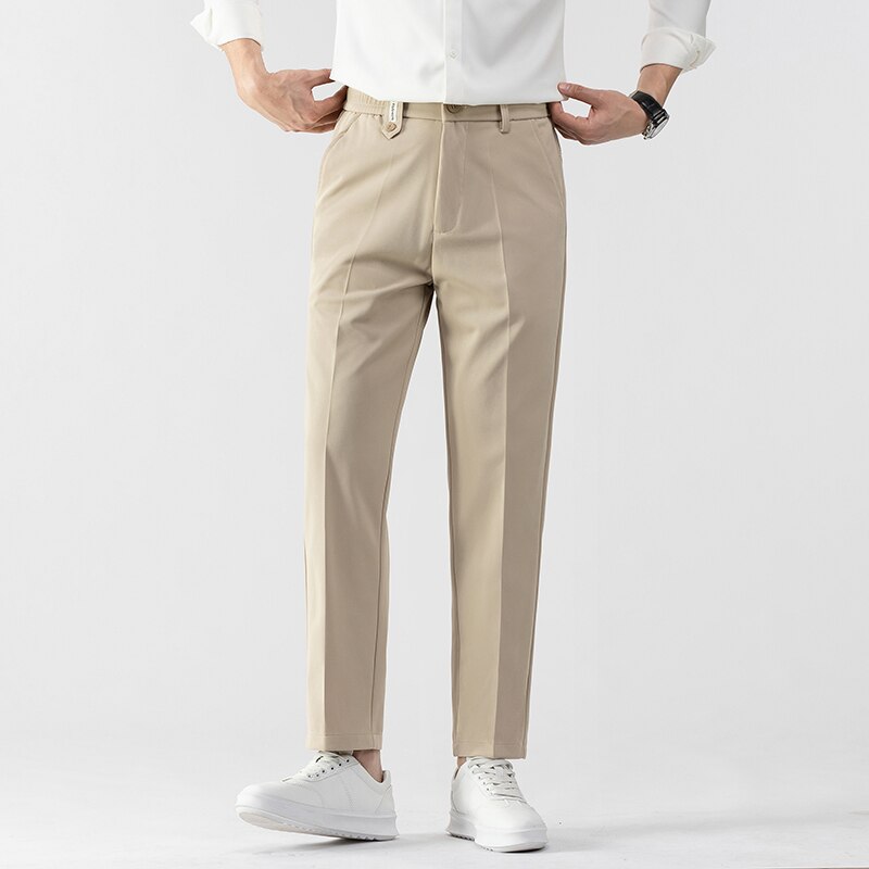 Ankle-Length Business Casual Pants